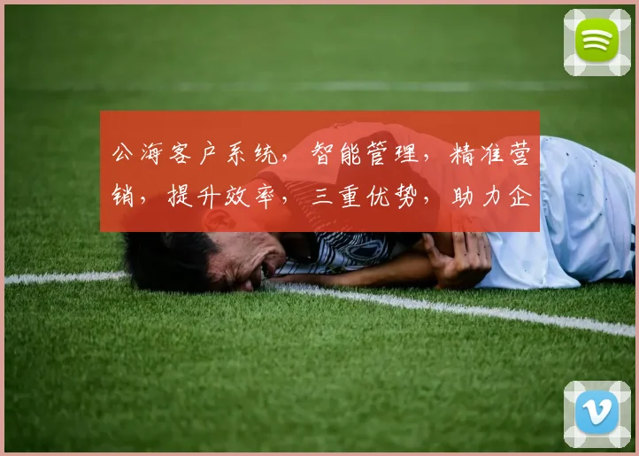 公海客户系统，智能管理，精准营销，提升效率，三重优势，助力企业腾飞